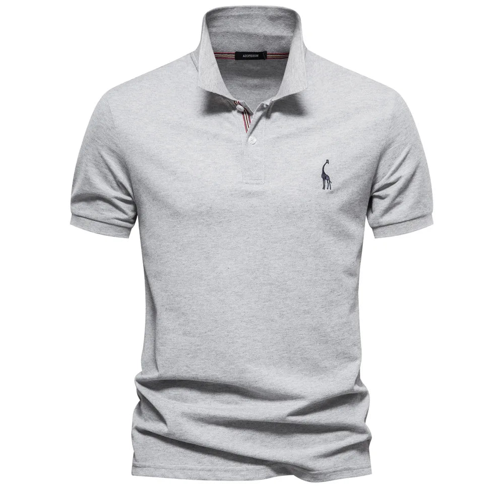 Polo Shirt - Slim Tailored Cut And Polyester Blend Fit