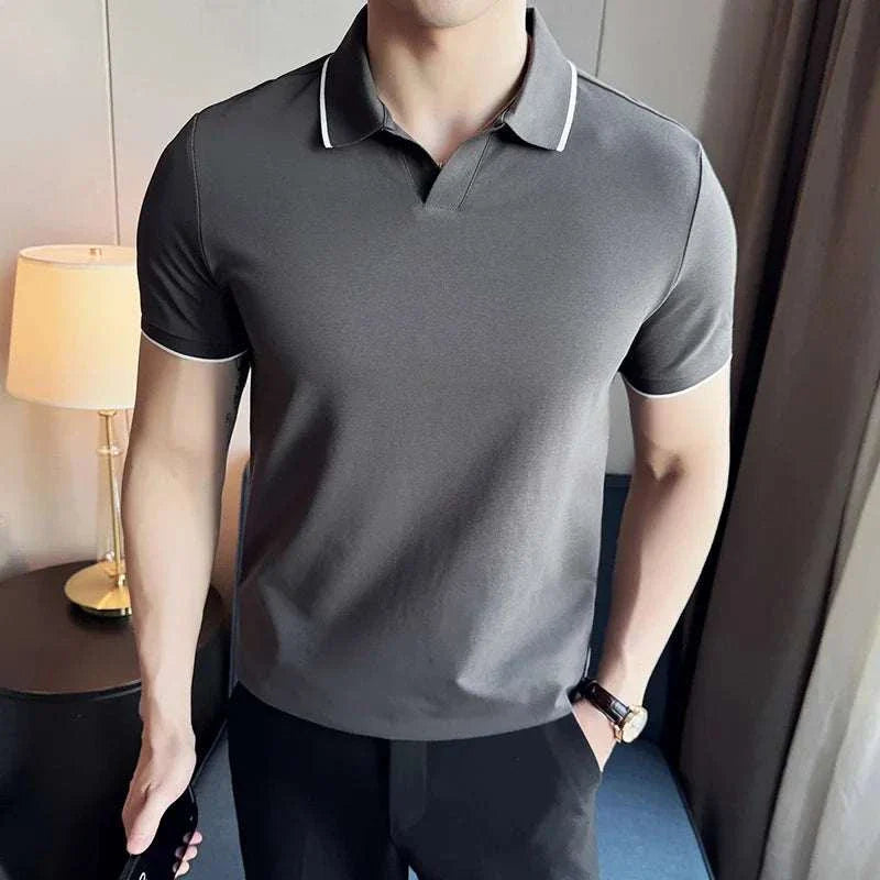 Polo Shirt – Structured Collar And Breathable Knit Design