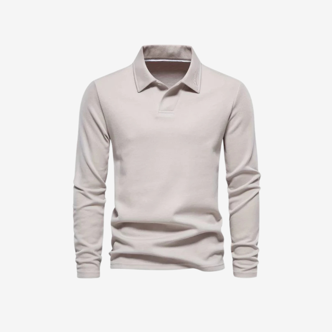 Polo - Soft Blend Long Sleeve & Structured Neckline Fit
