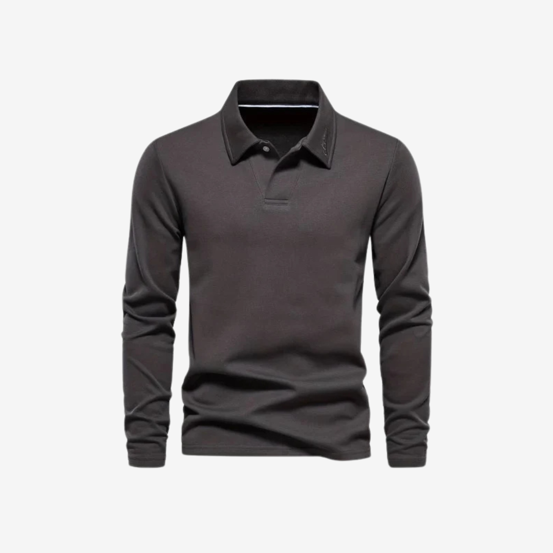 Polo - Soft Blend Long Sleeve & Structured Neckline Fit