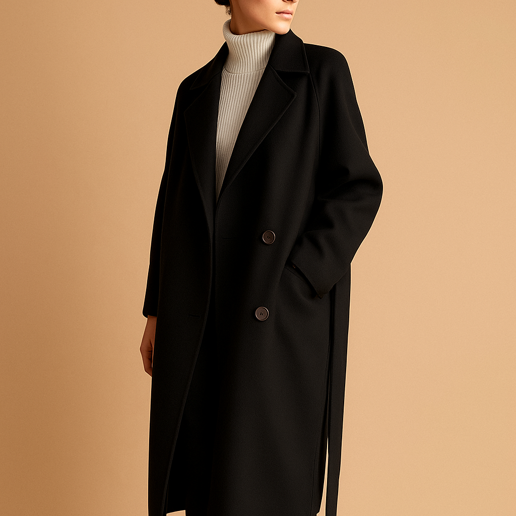 Polyester Blend Coat – Long Length And Extra Warm Lining