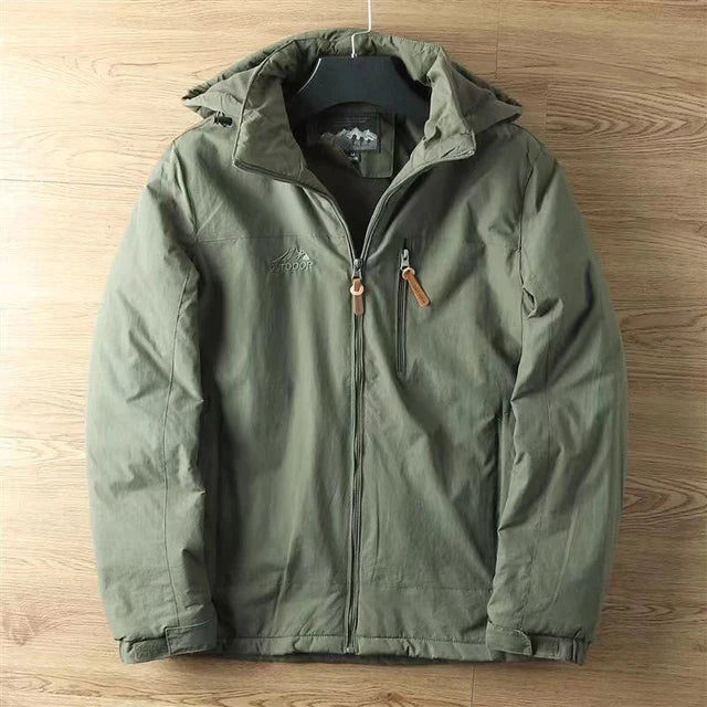 Polyester Blend Jacket - Sealed Seams And Warm Insulation