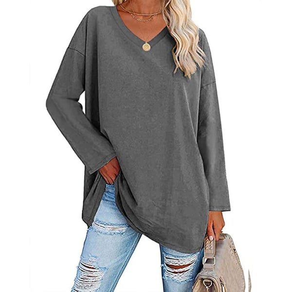 Polyester Blend Top - V Neck Shape & Easy Arm Movement