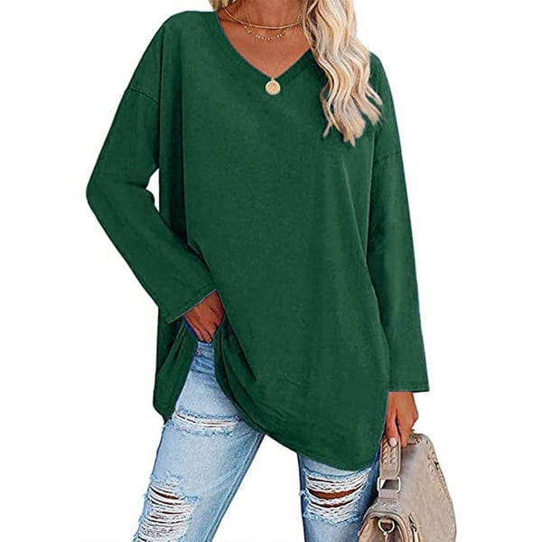 Polyester Blend Top - V Neck Shape & Easy Arm Movement