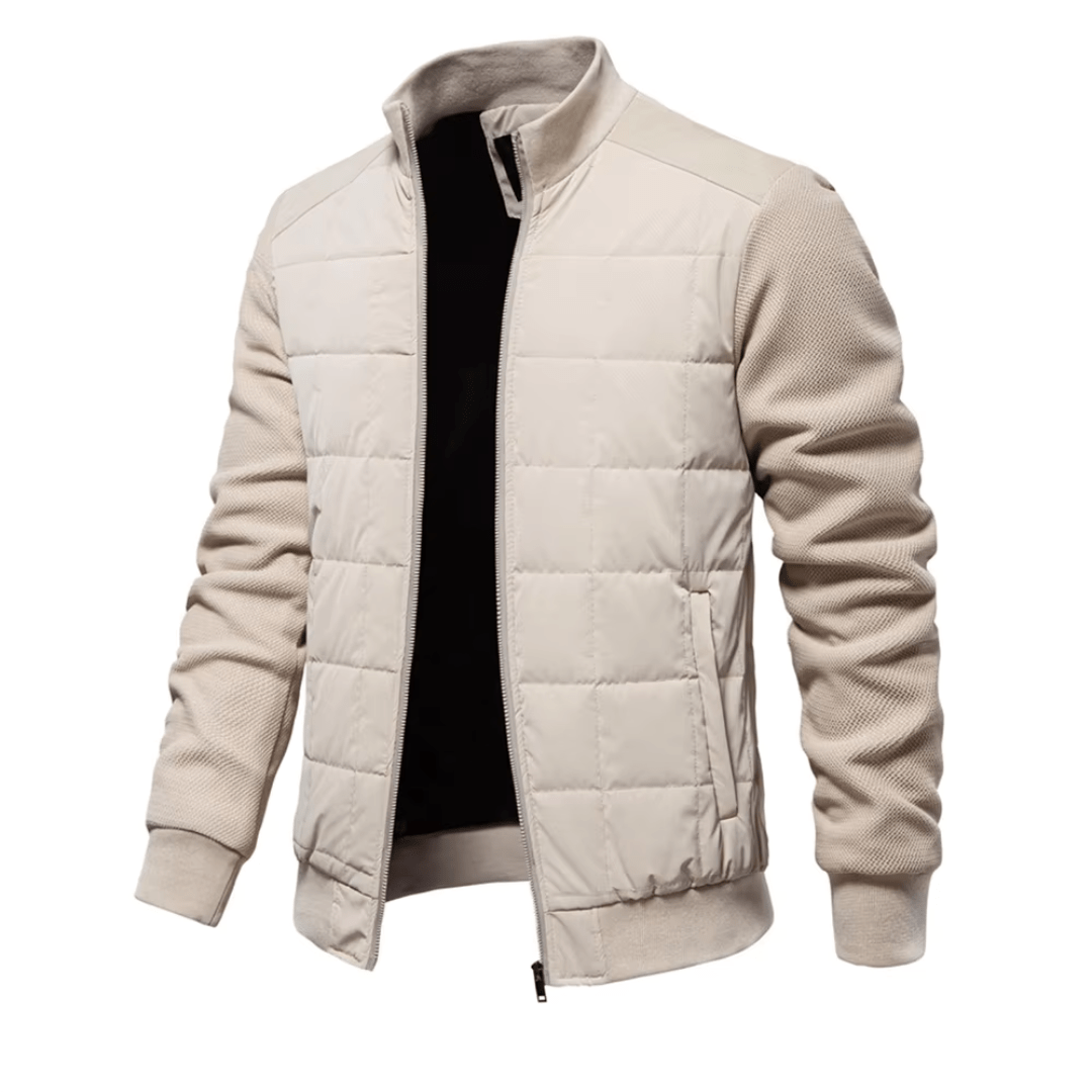 Quilted Jacket – Padded Front & Light Thermal Support