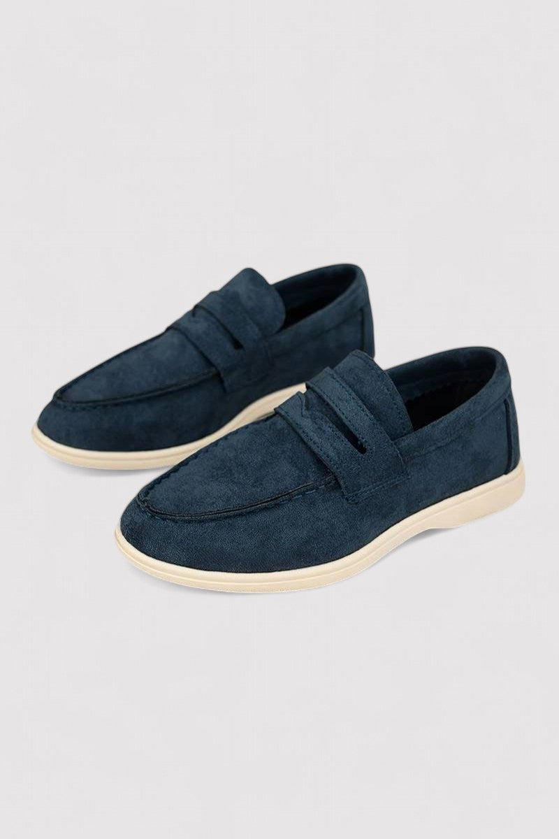 Women's Suede Loafers-4