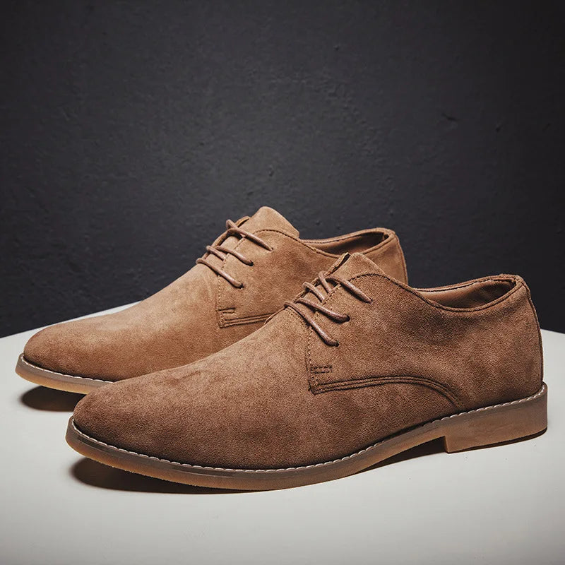 Men's Suede Dress Shoes-2