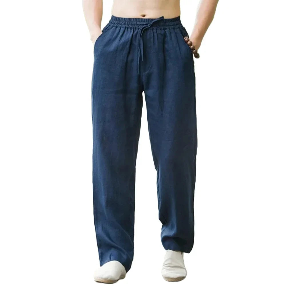 Men's Linen Pants for Summer Comfort-5