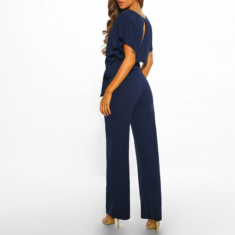 Women's Cotton Jumpsuit Elegant Chic Style-4