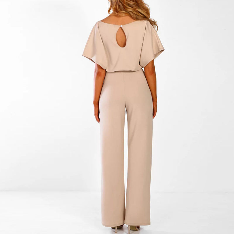Women's Cotton Jumpsuit Elegant Chic Style-3