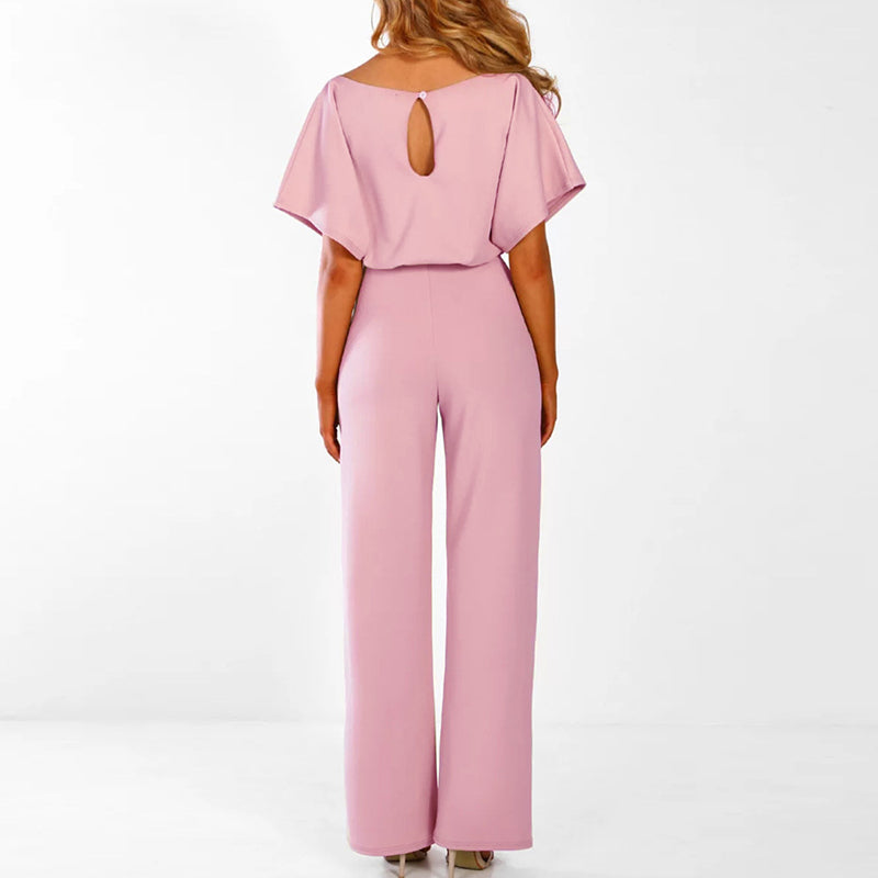 Women's Cotton Jumpsuit Elegant Chic Style-5