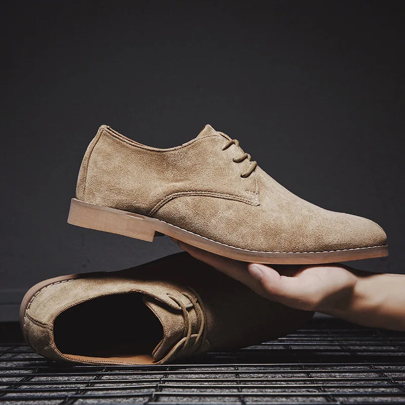 Men's Suede Dress Shoes-5
