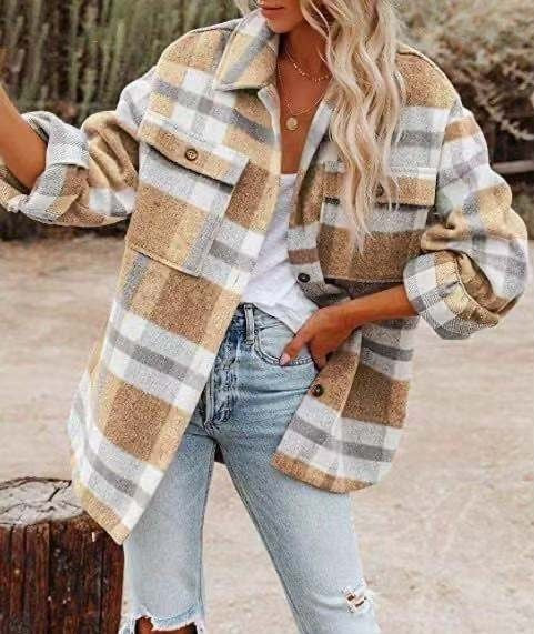 Shacket – Plaid Relaxed Shape & Easy Layering Comfort