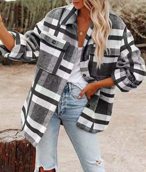 Shacket – Plaid Relaxed Shape & Easy Layering Comfort