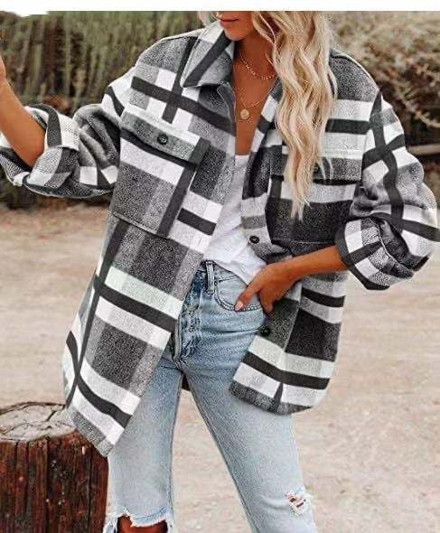 Shirt - Brushed Blend Plaid And Smooth Lay And Warmth