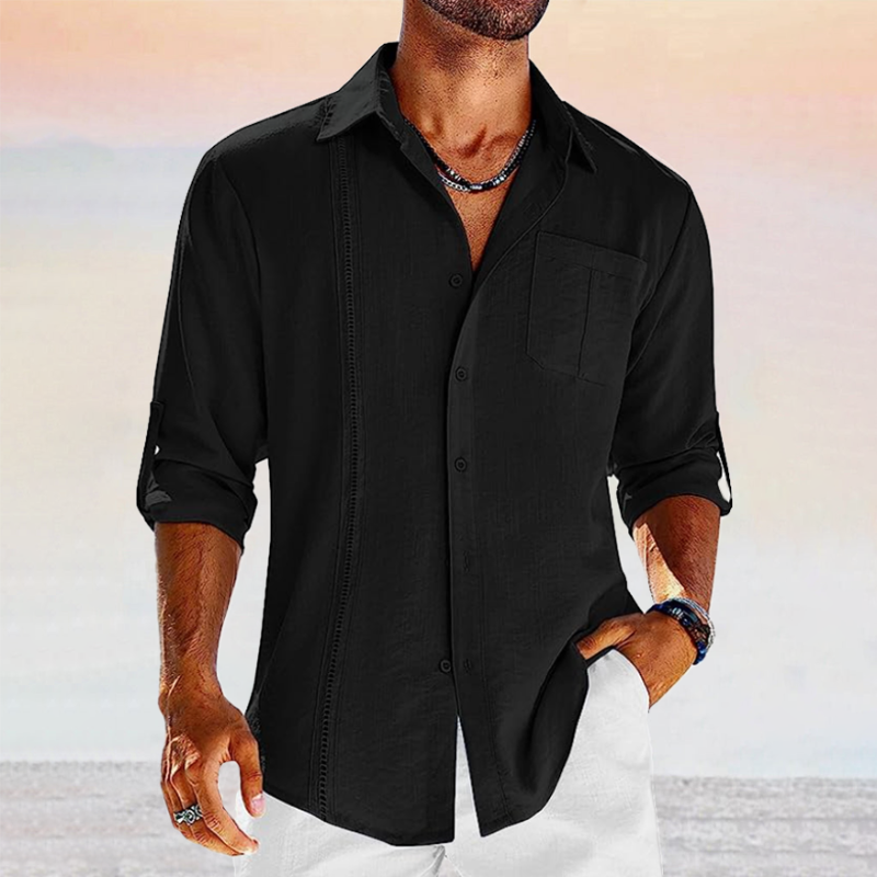 Shirt – Button Front Collar And Lightweight Breathable Fit