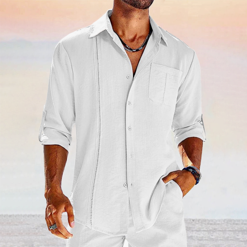 Shirt – Button Front Collar And Lightweight Breathable Fit
