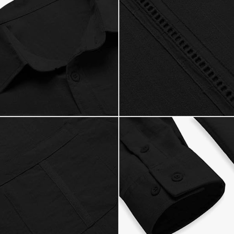 Shirt – Button Front Collar And Lightweight Breathable Fit
