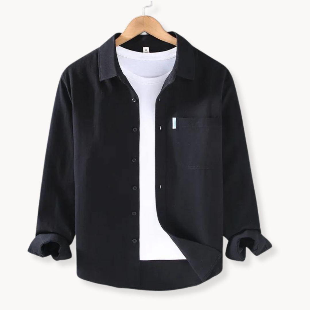 Shirt - Button Front Long Shape & Breathable Flexible Fit