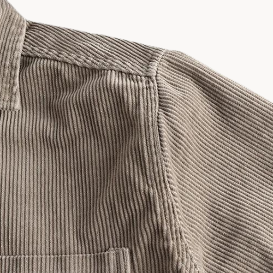 Shirt - Corded Texture & Reinforced Seams For Layering
