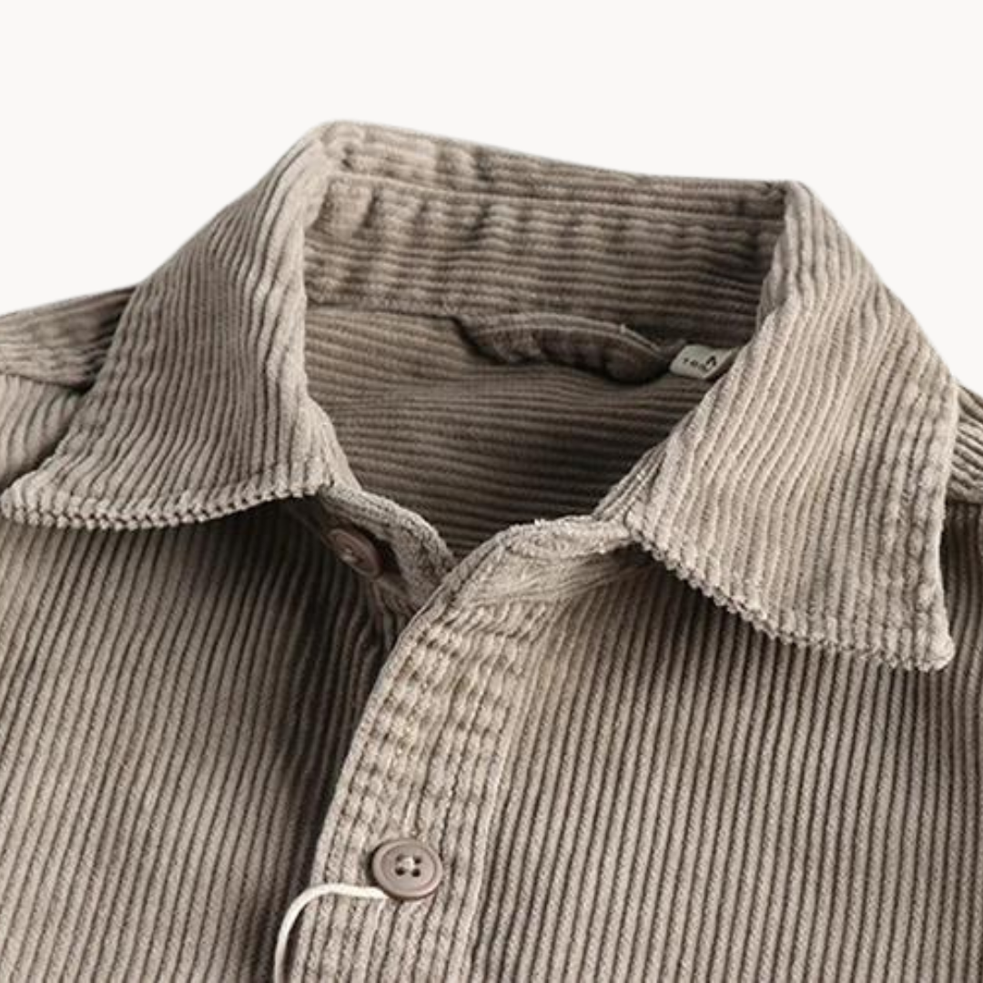 Shirt - Corded Texture & Reinforced Seams For Layering