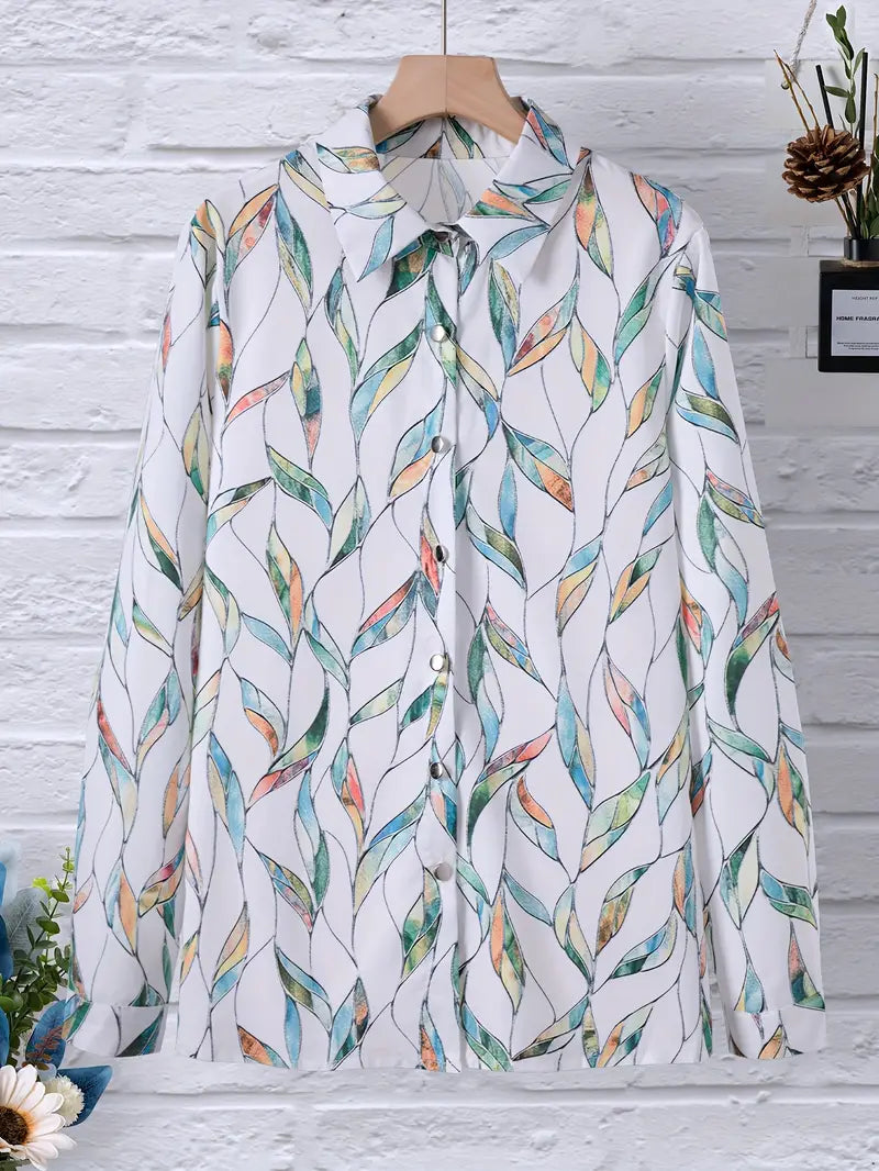Shirt - Long Sleeves And Relaxed Fit For Easy Movement