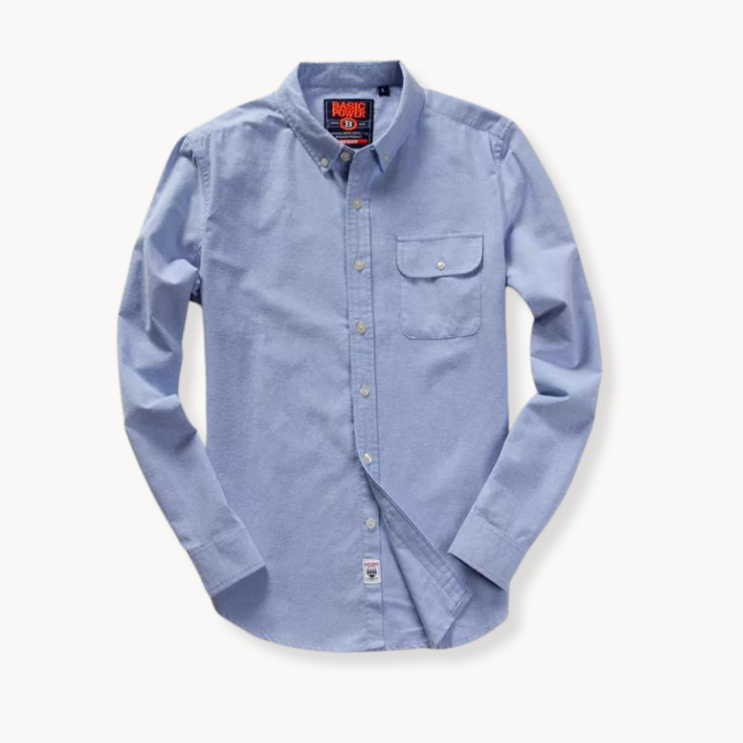 Shirt - Polyester Blend Button Front And Layering Ease