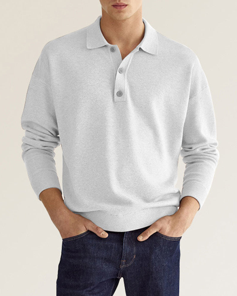Shirt - Polyester Blend With Button Collar & Layering