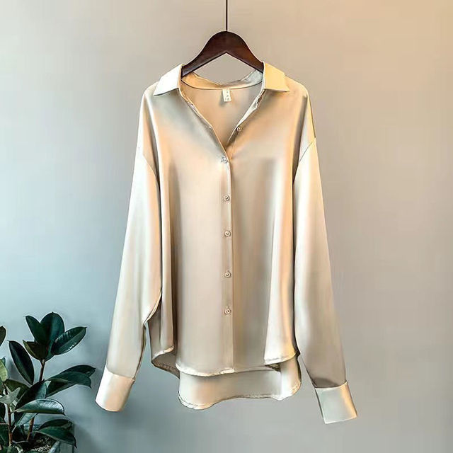 Shirt – Satin Blend Soft Drape & Gentle Smooth Feel