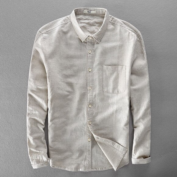 Shirt - Soft Blend Classic Collar And Button Front Airflow