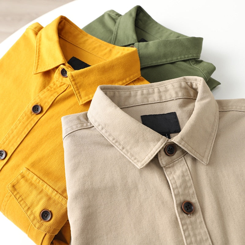 Shirt - Soft Blend Cut With Classic Collar & Easy Movement