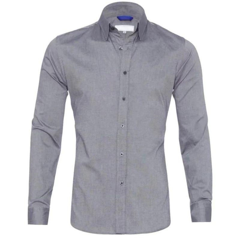 Shirt - Wrinkle Resistant Blend Zip Front & Smooth Drape