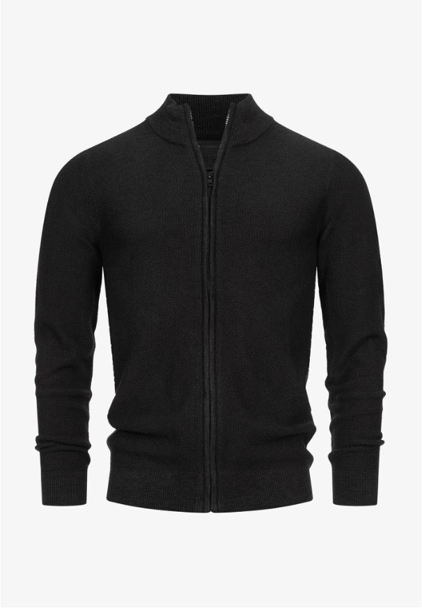 Soft Blend Sweater - Full Zip Front & Easy On Off Wear