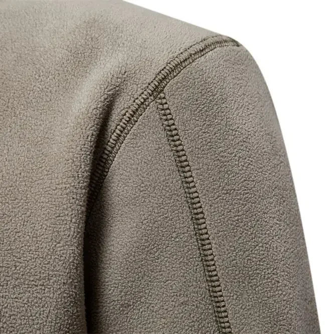 Soft-Blend Sweater - Zip Front Stand Collar & Easy On Off