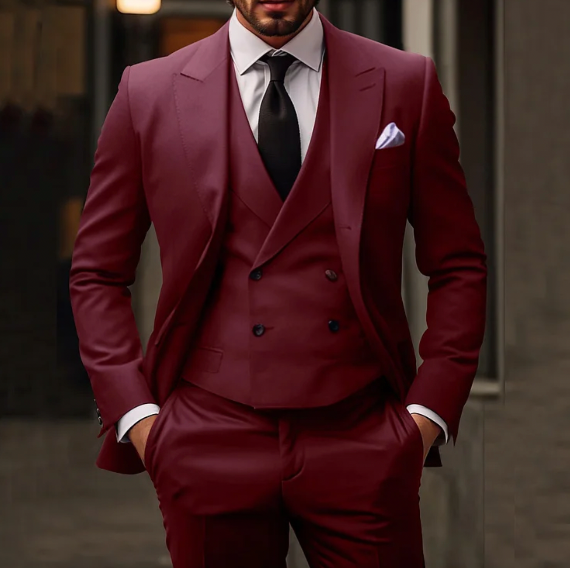 Suit Set – 3 Piece Blazer Vest Pants And Coordinated Look