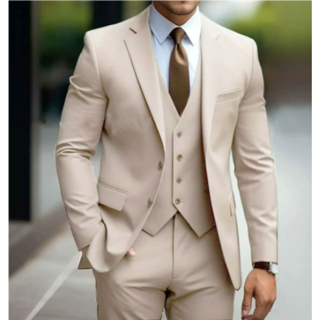 Suit - Soft Shoulder With Structured Lapel And Neat Layering