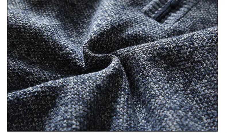 Sweater - Half Zip Front & Fleece Blend Air Control