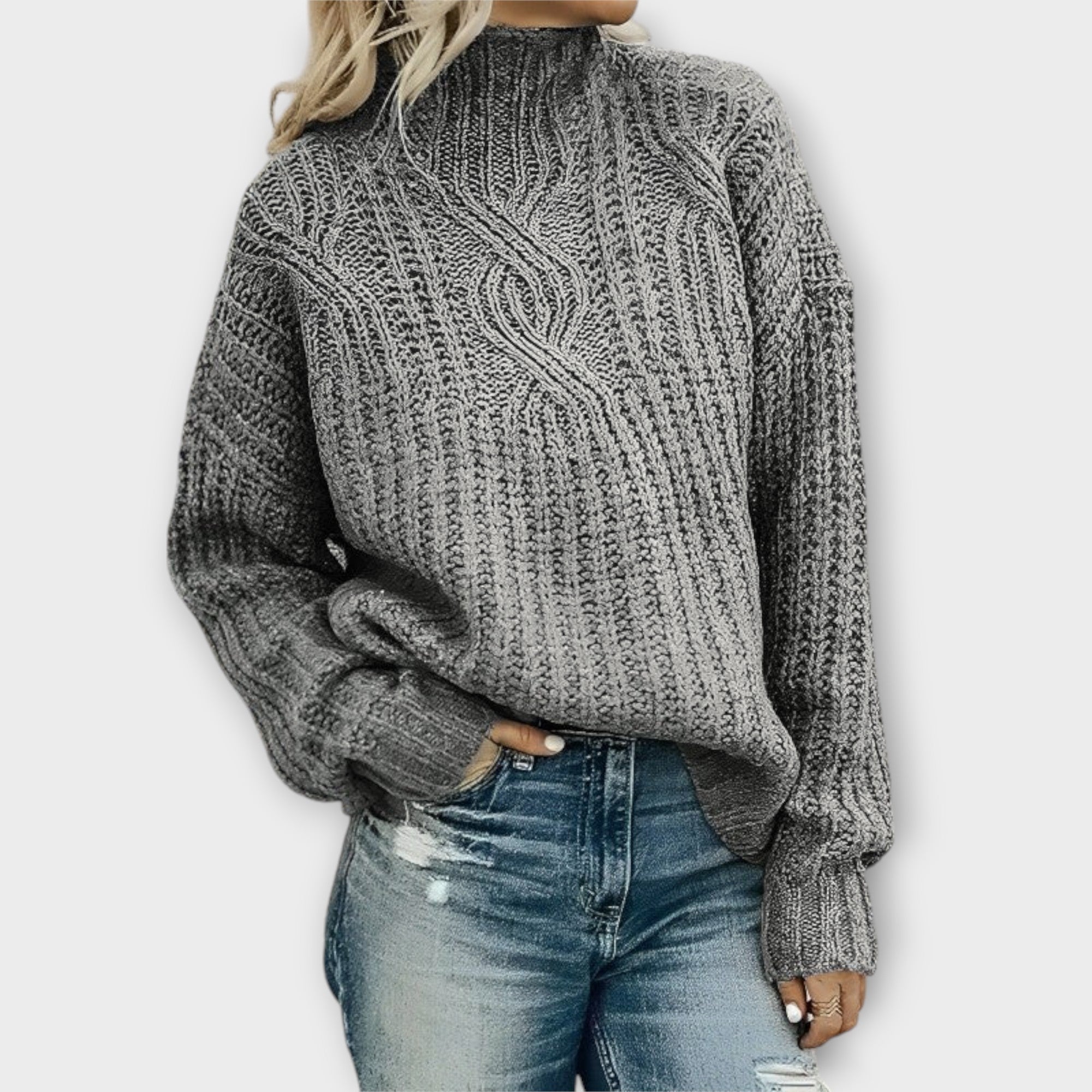 Sweater – Soft-Blend Knit & Relaxed Fit For Easy Movement