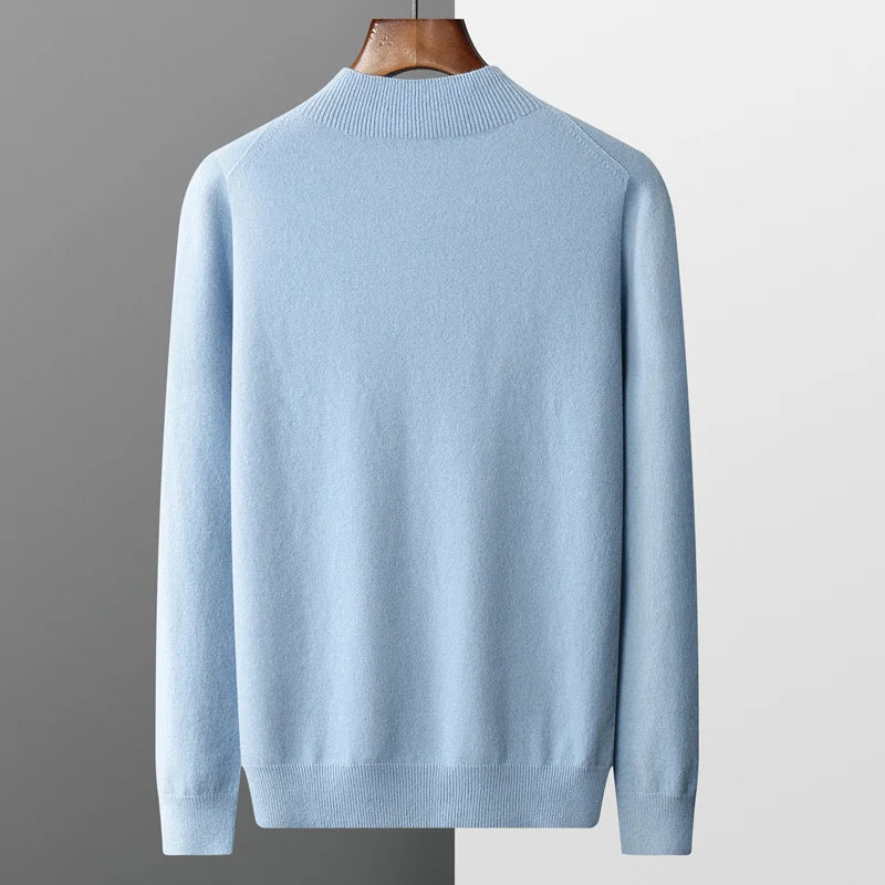 Sweater - Soft Fiber Blend And Simple Lines For Warmth