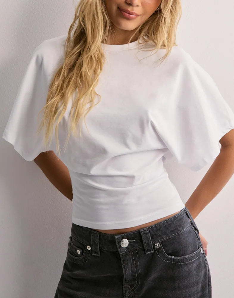 T-Shirt – Soft Blend Short Sleeve And Roomy Draping Shape