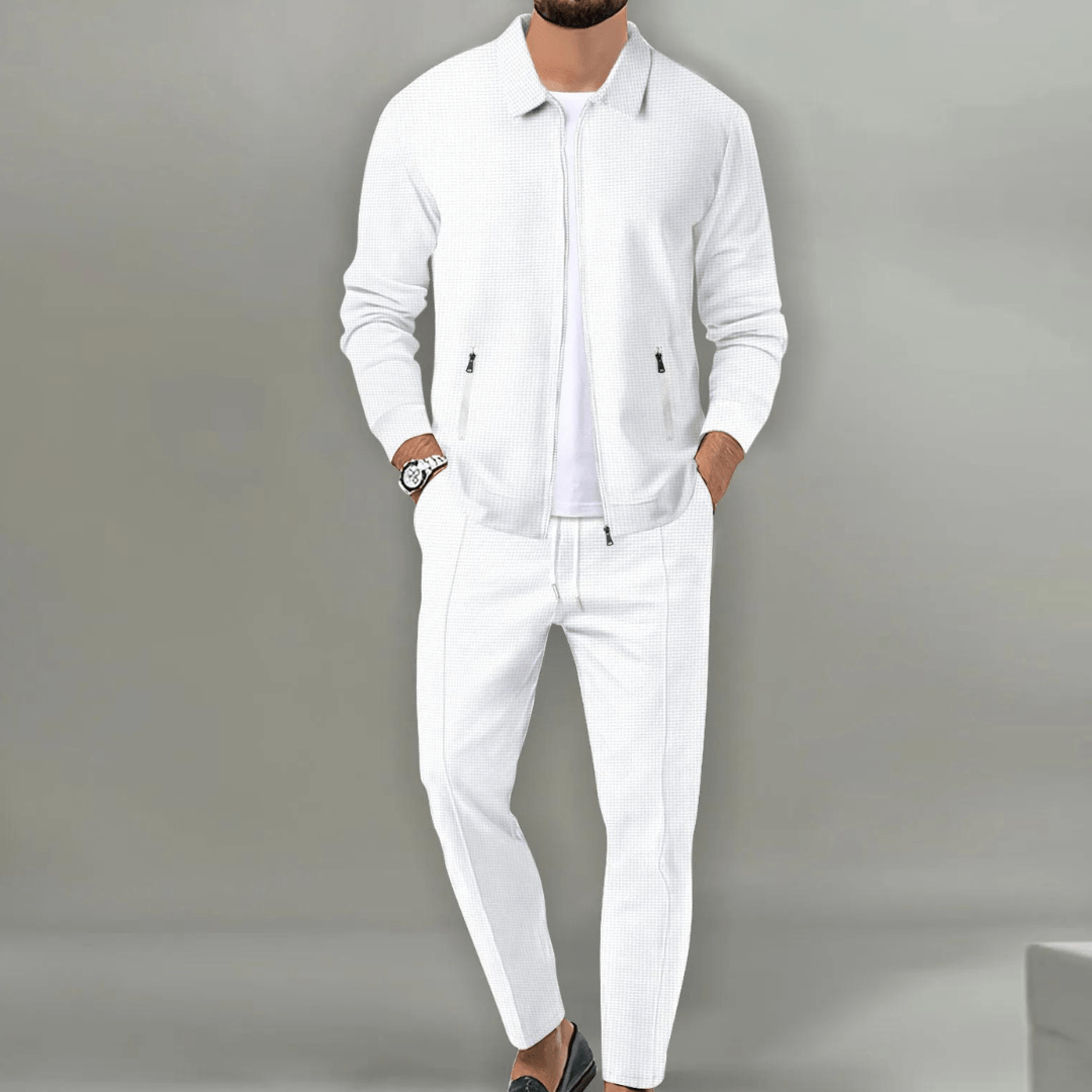 Tracksuit Set - Polyester Blend Jacket And Trousers Airflow