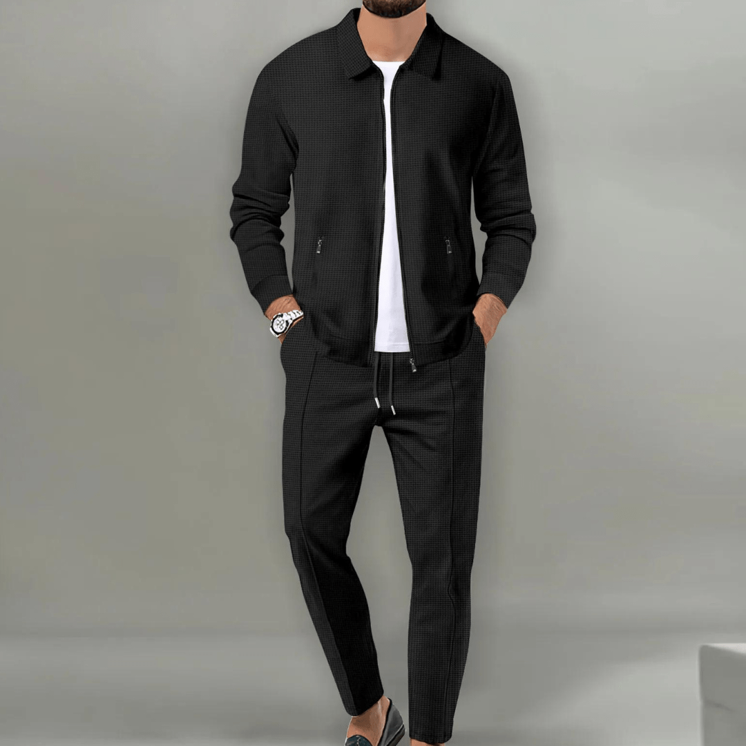 Tracksuit Set - Polyester Blend Jacket And Trousers Airflow
