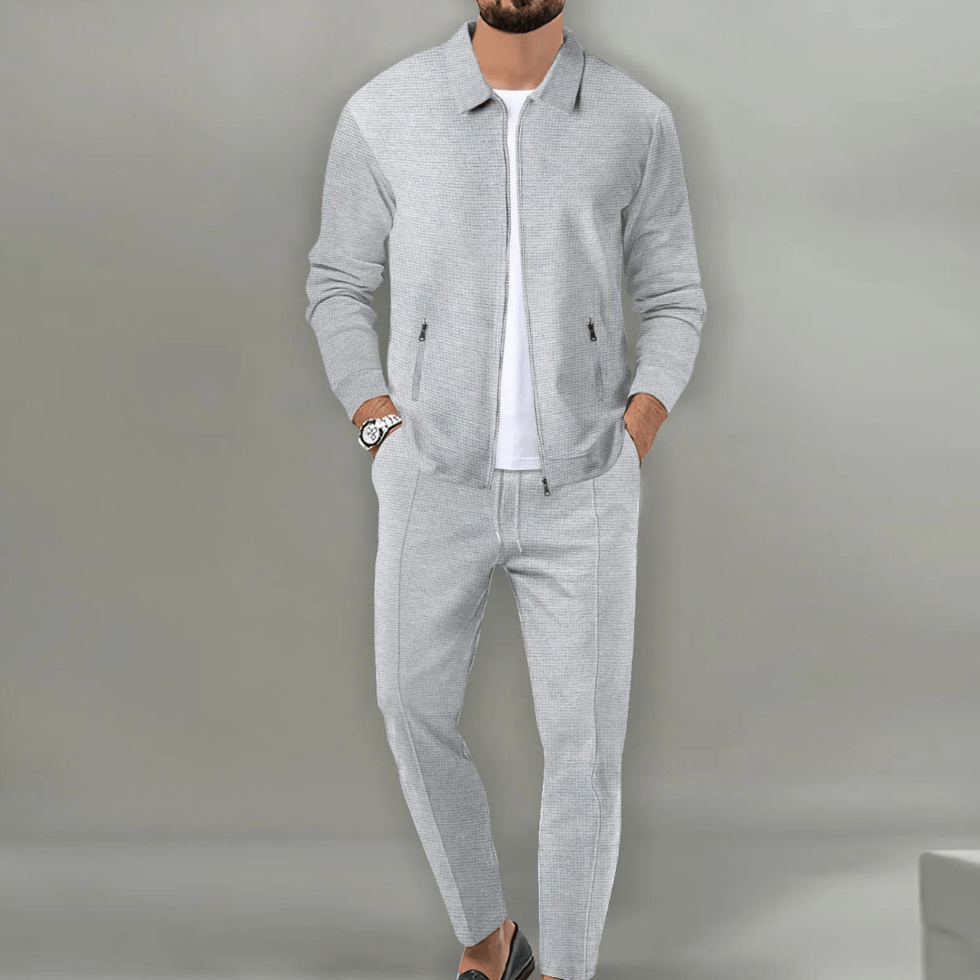 Tracksuit Set - Polyester Blend Jacket And Trousers Airflow