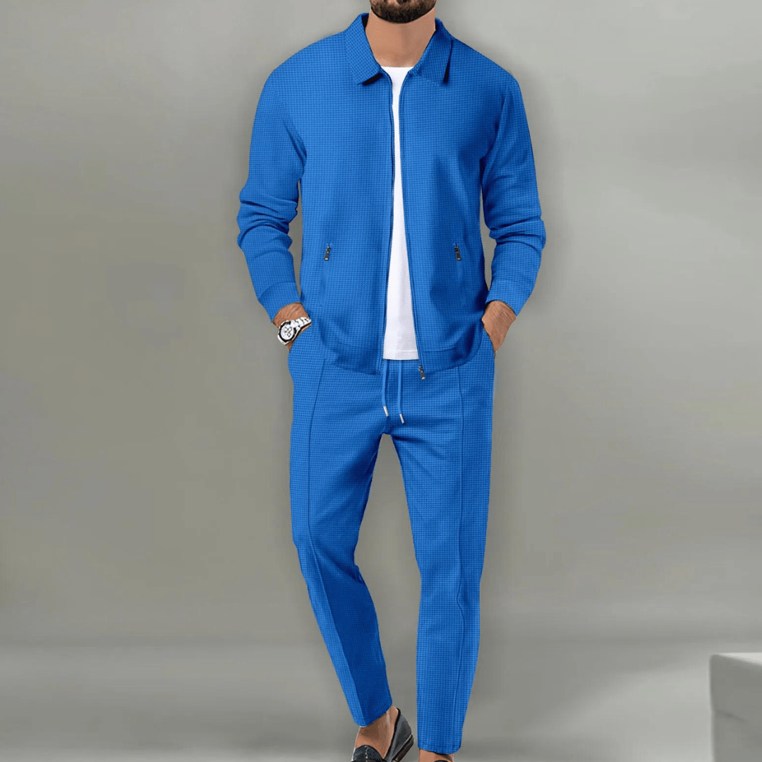 Tracksuit Set - Polyester Blend Jacket And Trousers Airflow