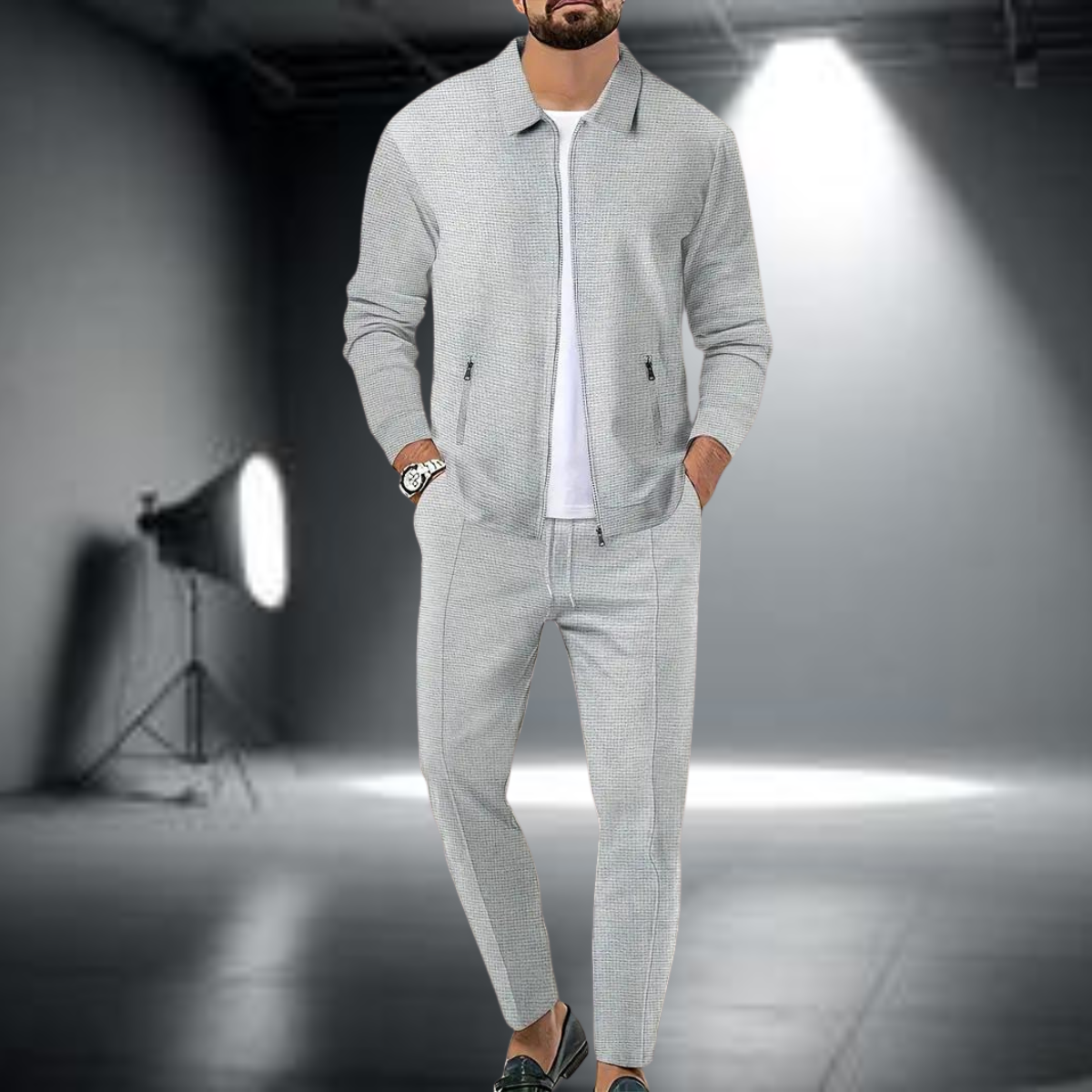 Tracksuit Set - Soft Blend Lightweight Cut & Adjustable Waist