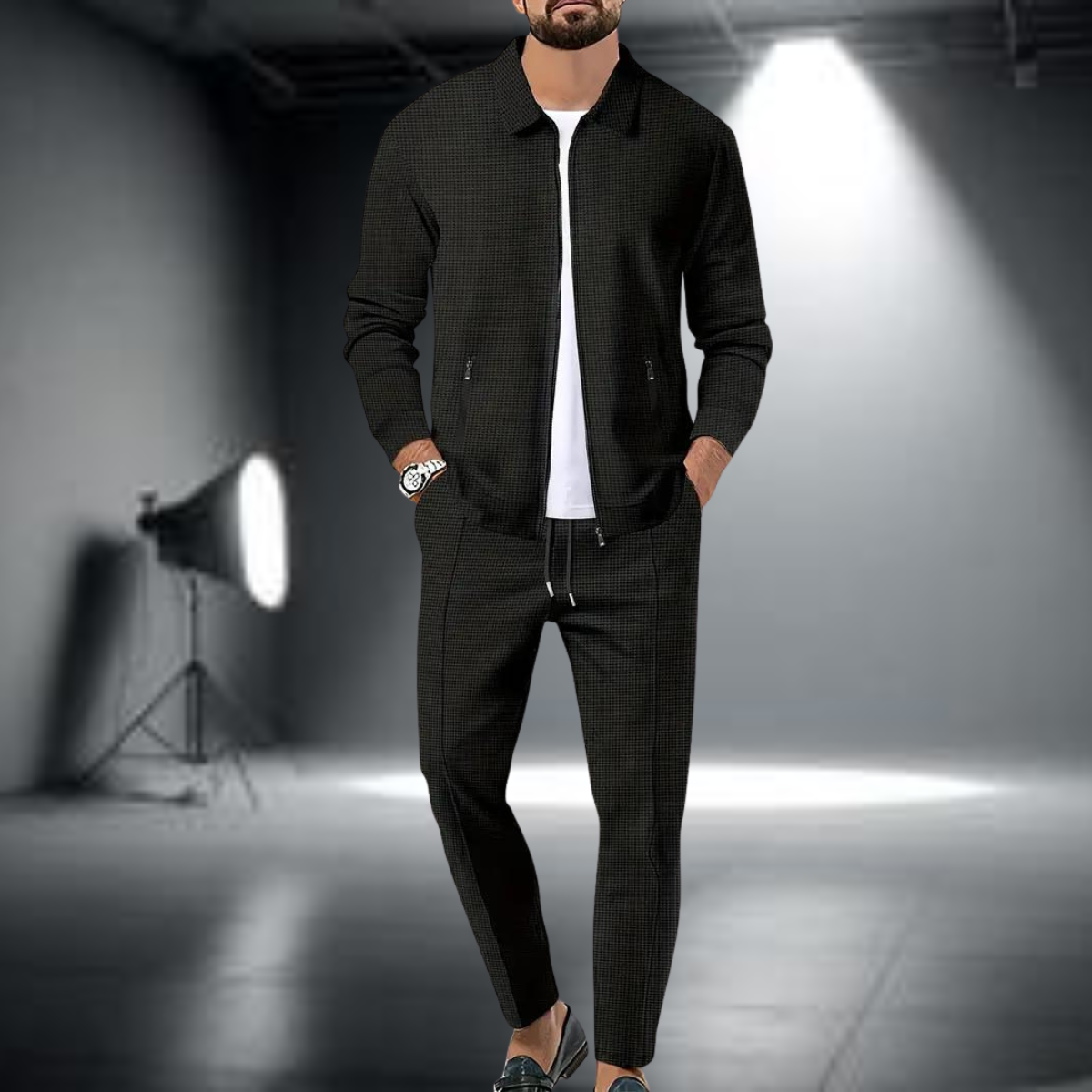 Tracksuit Set - Soft Blend Lightweight Cut & Adjustable Waist