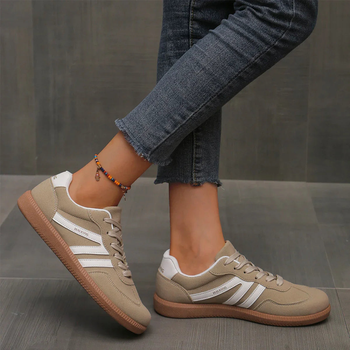 Trainers - Polyester Blend Upper And Cushioned Support