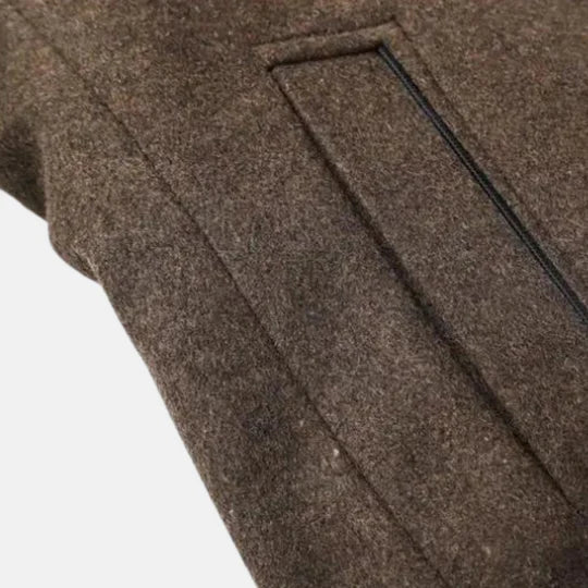 Trench Coat - Combed Blend Slim Shape & Windproof Warmth