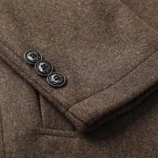 Trench Coat - Combed Blend Slim Shape & Windproof Warmth