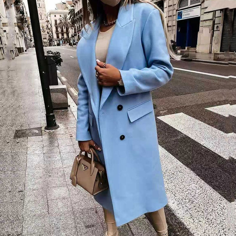 Trench Coat - Polyester Blend Long Cut & Wind Blocking